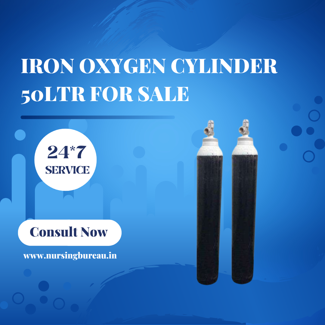 IRON OXYGEN CYLINDER 50LTR FOR SALE
